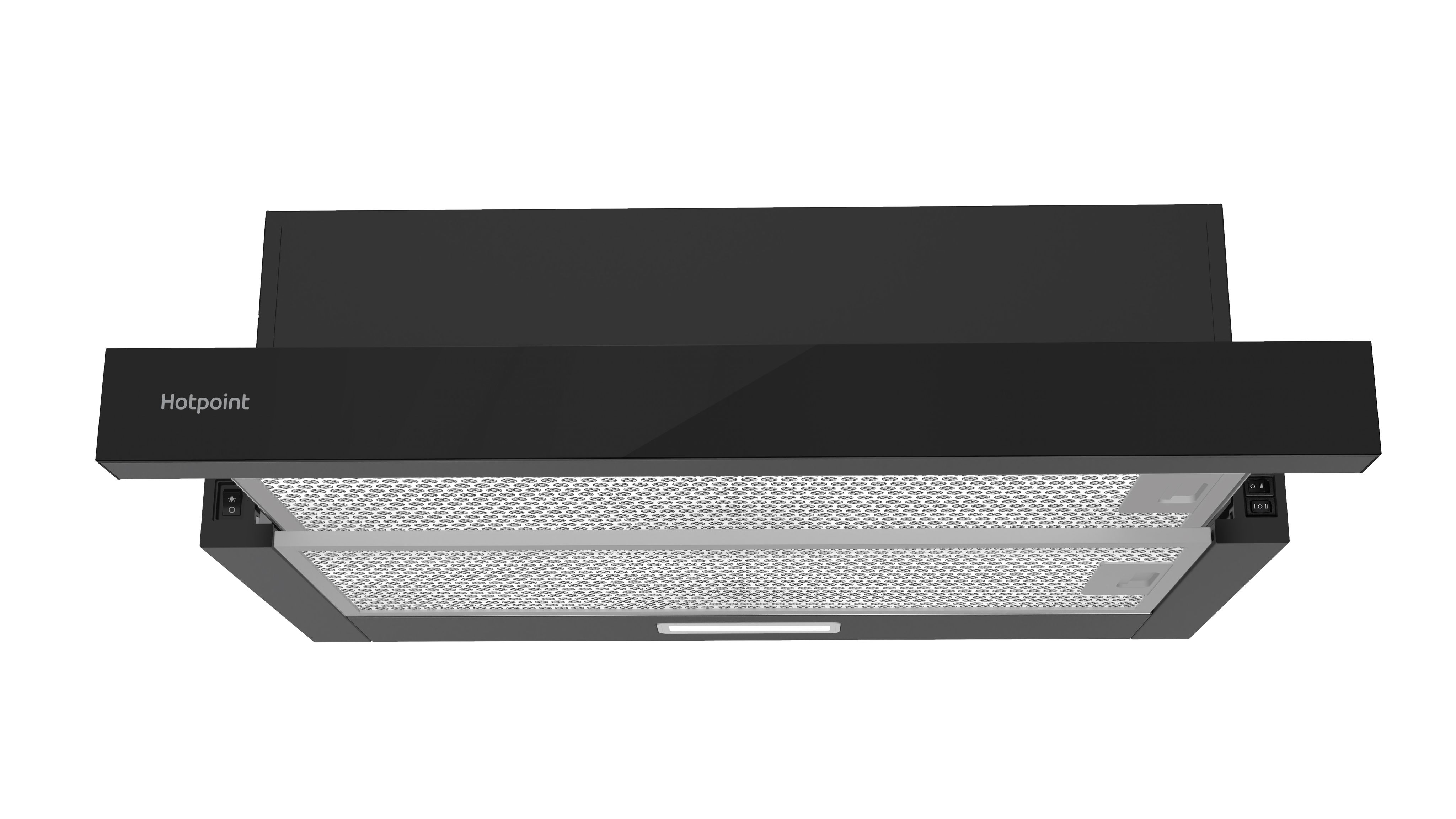 Вытяжка встраиваемая Hotpoint HPTF 63R BLG, черный