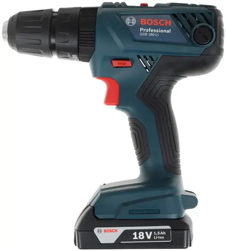 Дрель Bosch GSB 180-LI Professional 06019F8307 (с 2-мя АКБ, кейс)
