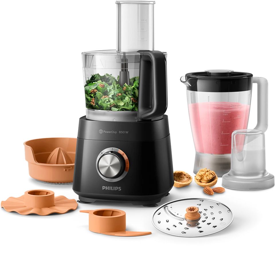Кухонный комбайн Philips HR7520/10, черный