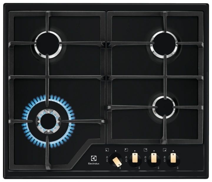 Варочная панель газовая Electrolux EGS6436RK, черный