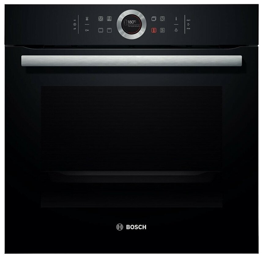 Духовой шкаф электрический Bosch HBG633NB1, черный