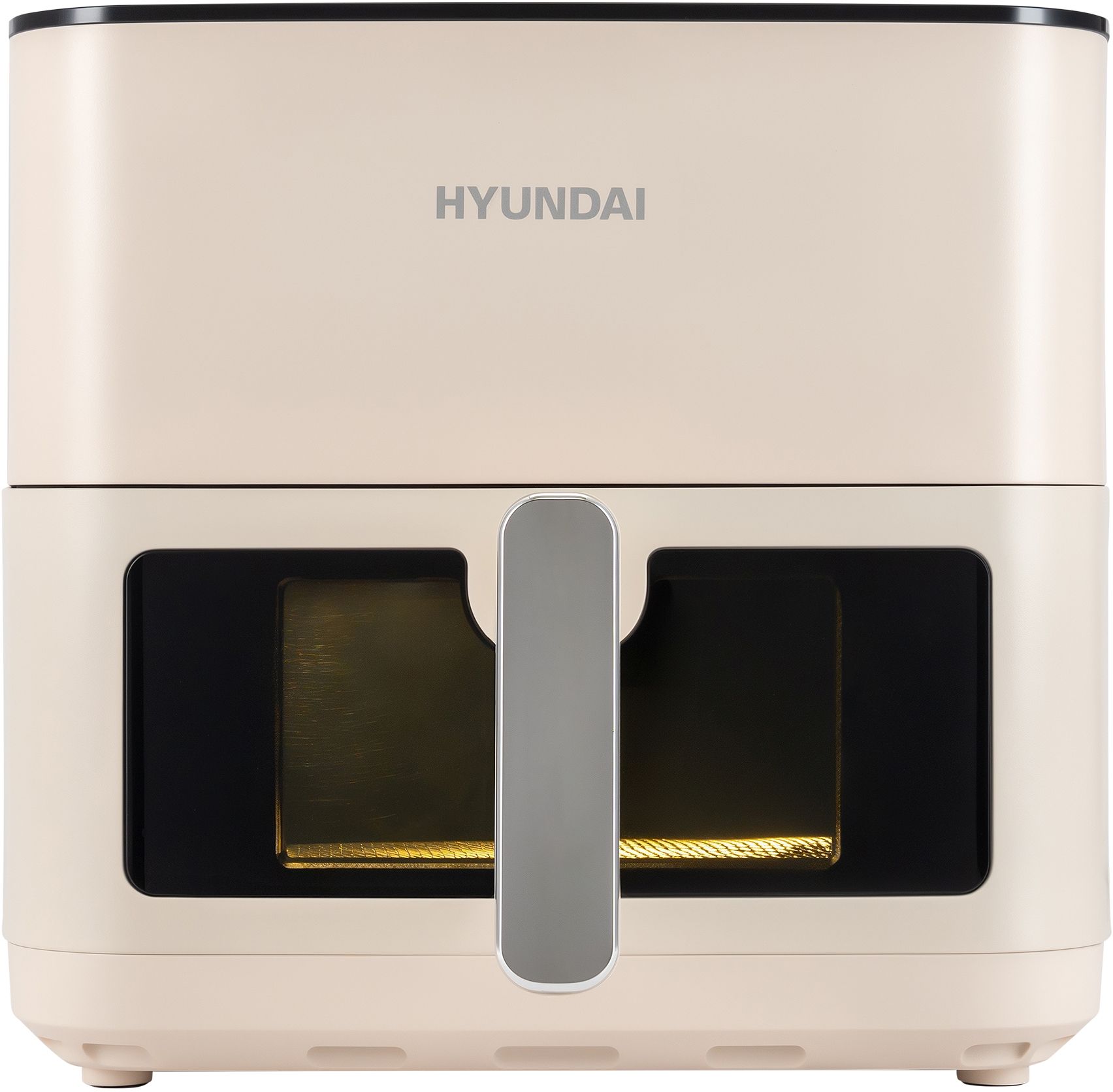Аэрогриль Hyundai HYF-9086, сливочный/черный