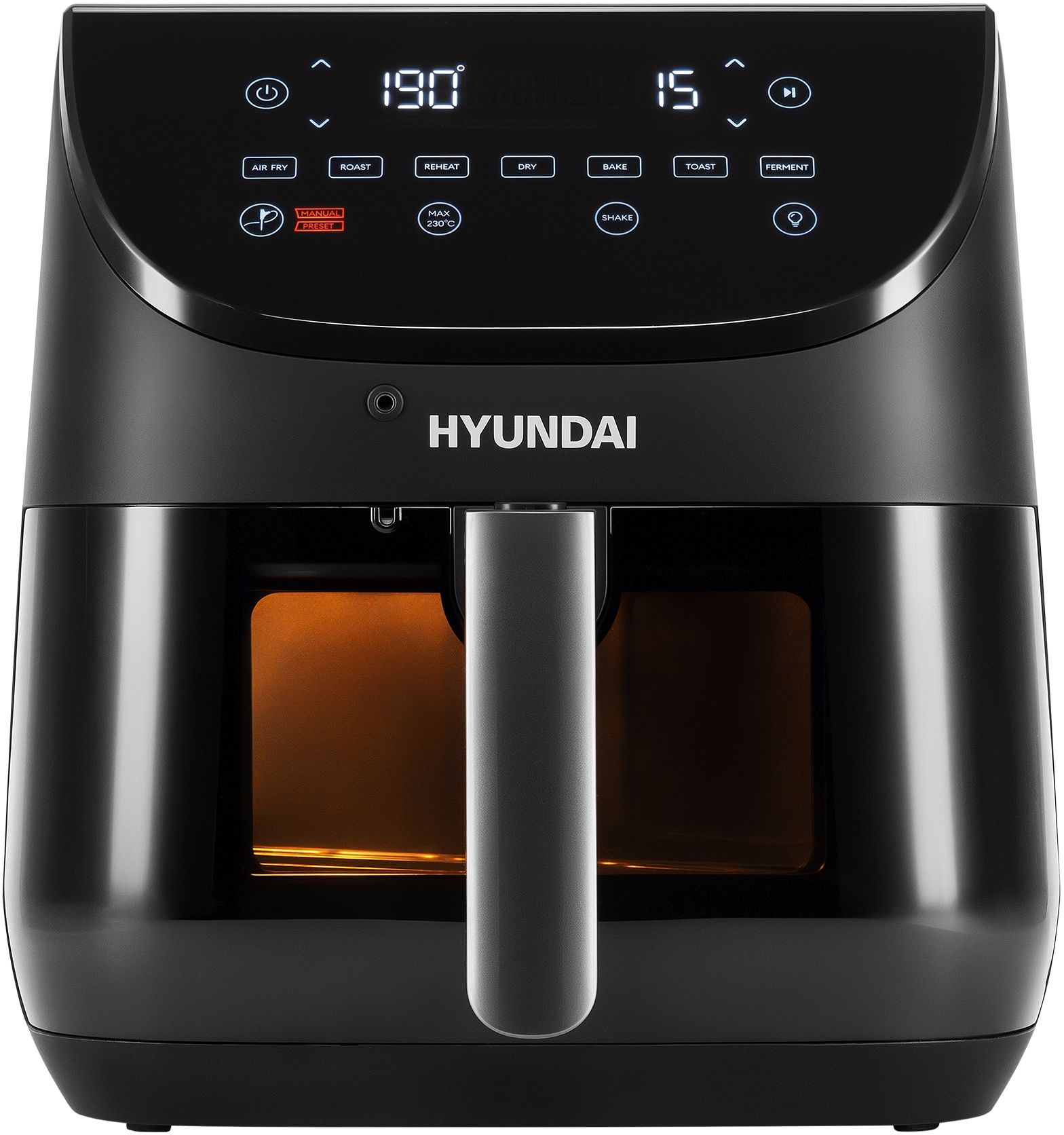 Аэрогриль Hyundai HYF-9090, черный