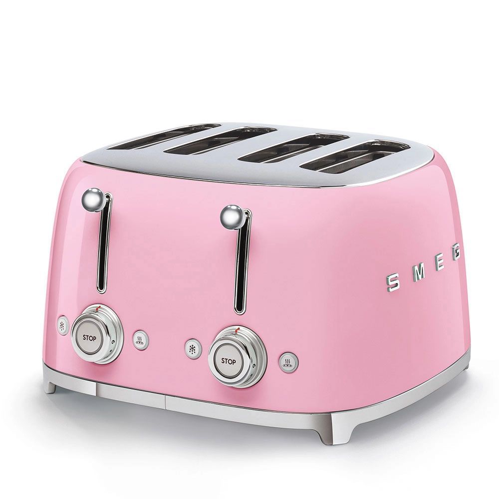 Тостер Smeg TSF03PKEU, розовый