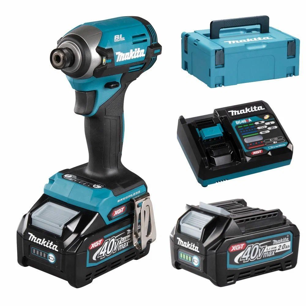 Шуруповерт аккумуляторный Makita TD003GA201 (кейс, с 2 АКБ и ЗУ)
