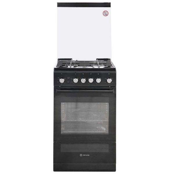 Плита газовая DeLuxe 506040.23 г кр ЧР-001, черный