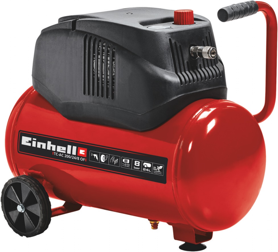 Компрессор безмасляный Einhell TC-AC 200/24/8 OF