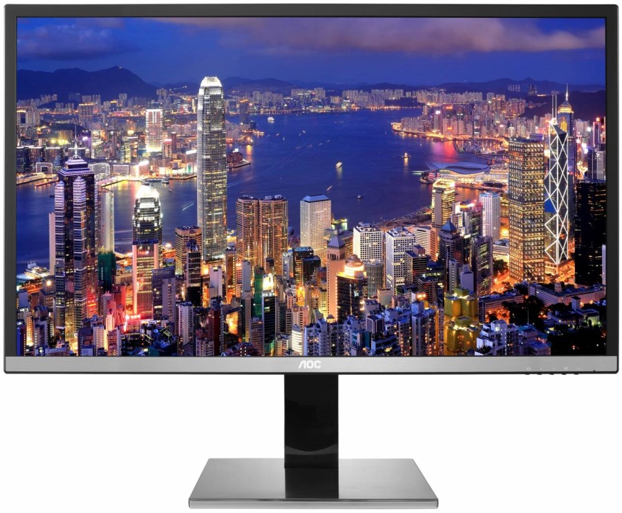 Монитор AOC U3277PWQU серебристый