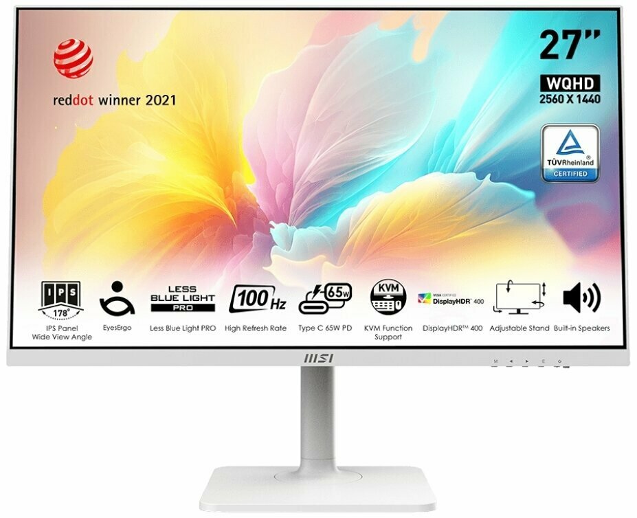 Монитор MSI Modern MD272QXPW белый