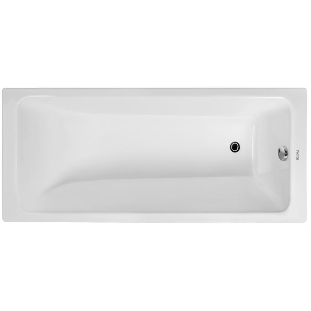 Ванна чугунная Wotte Line 1600x700 БП-э00д1466 (без ножек и слива-перелива), белый
