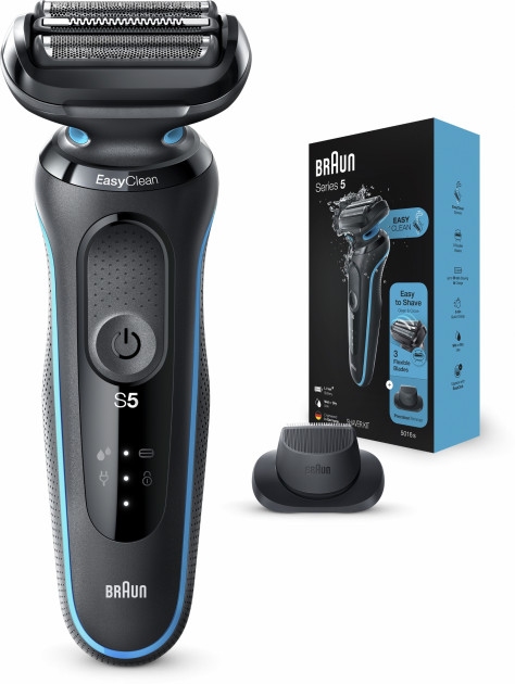 Электробритва Braun 50-B1200s/50-R1200s/50-M1200s/50-W1200s Series 5 черный/синий