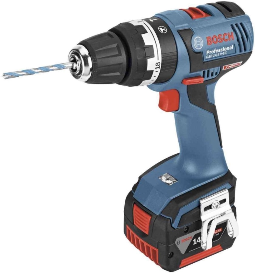 Дрель аккумуляторная ударная Bosch GSB 14.4 V-EC Professional (06019D7001)