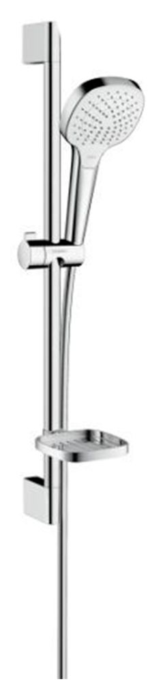 Душевая стойка Hansgrohe Croma Select E 26586400, хром/белый