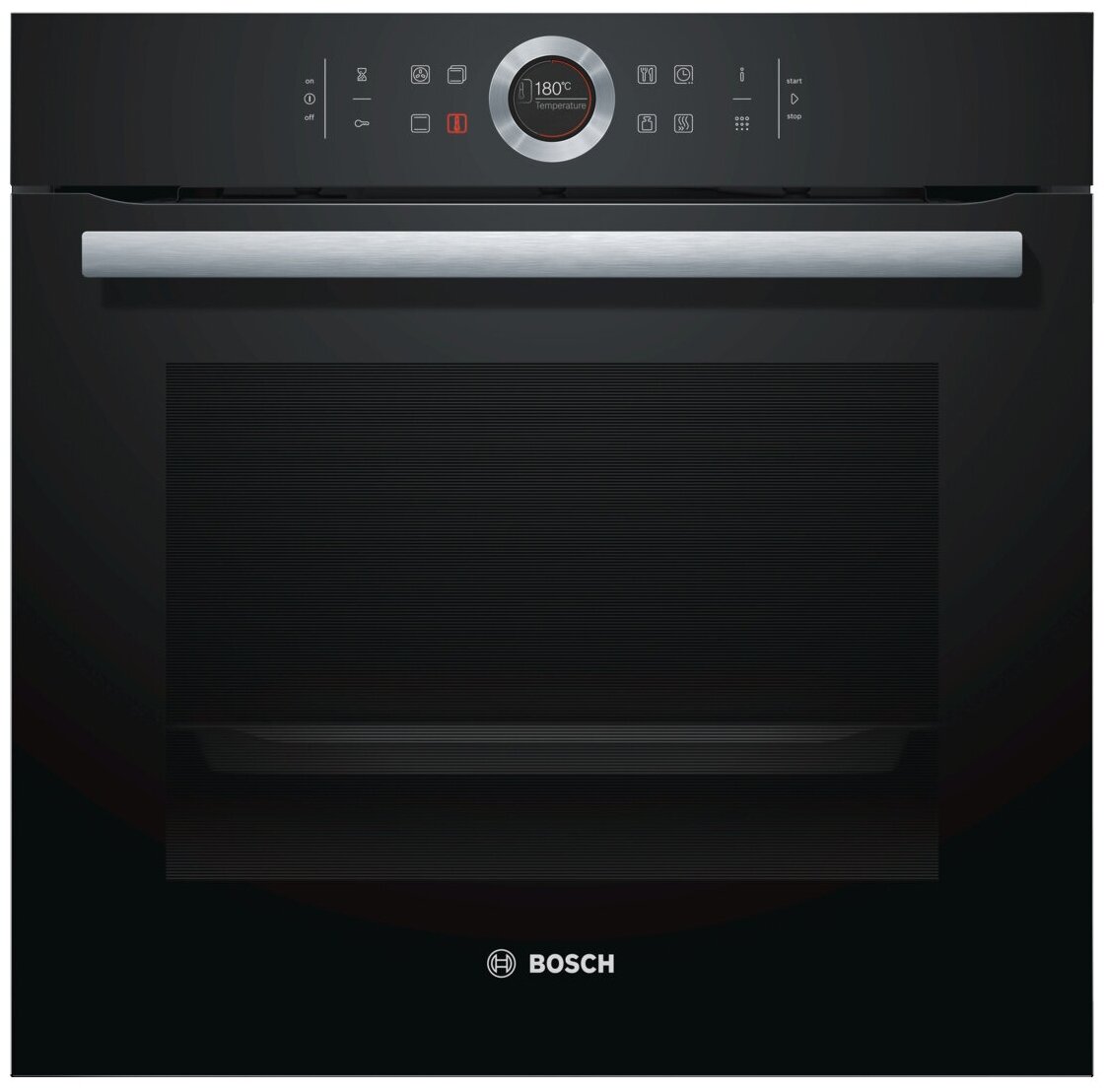 Духовой шкаф электрический Bosch HBG675BB1, черный
