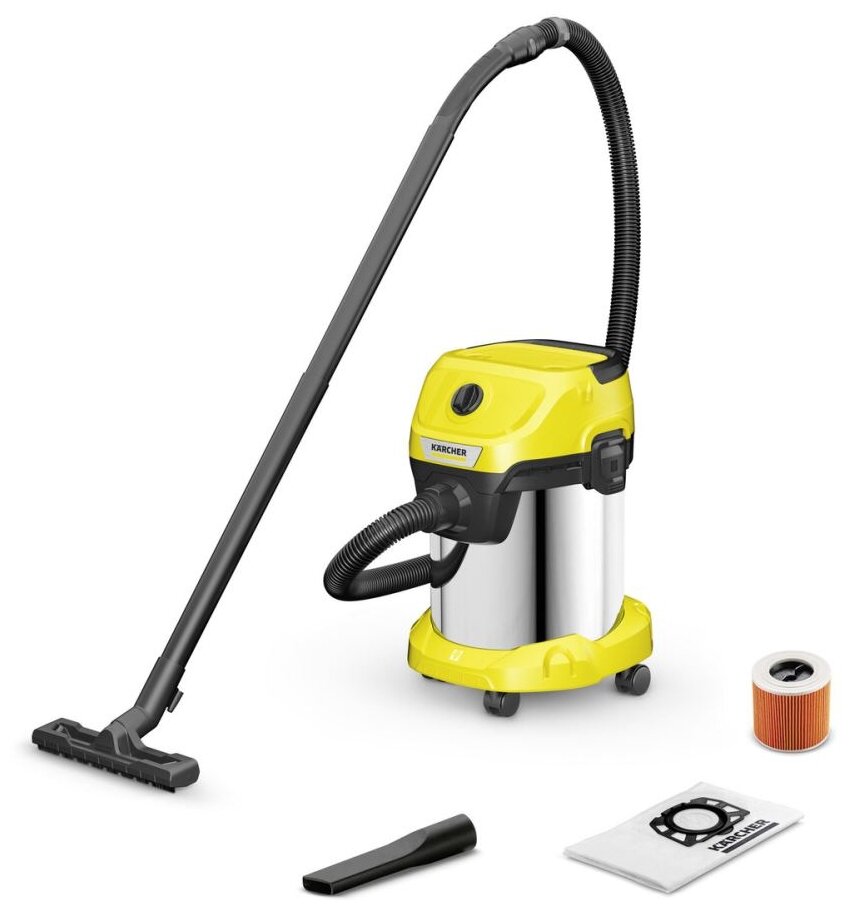 Профессиональный пылесос KARCHER WD 3