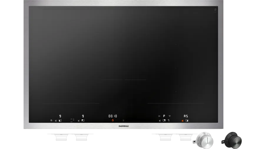 Варочная панель индукционная Gaggenau VI482115, черный/нержавеющая сталь