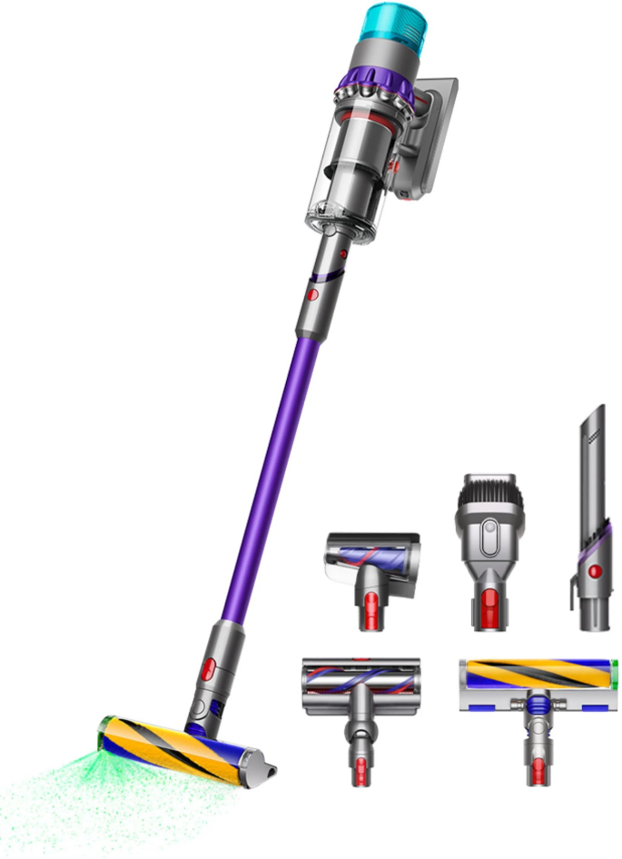 Пылесос вертикальный Dyson SV23 Gen5 DT Absolute, фиолетовый/серебристый