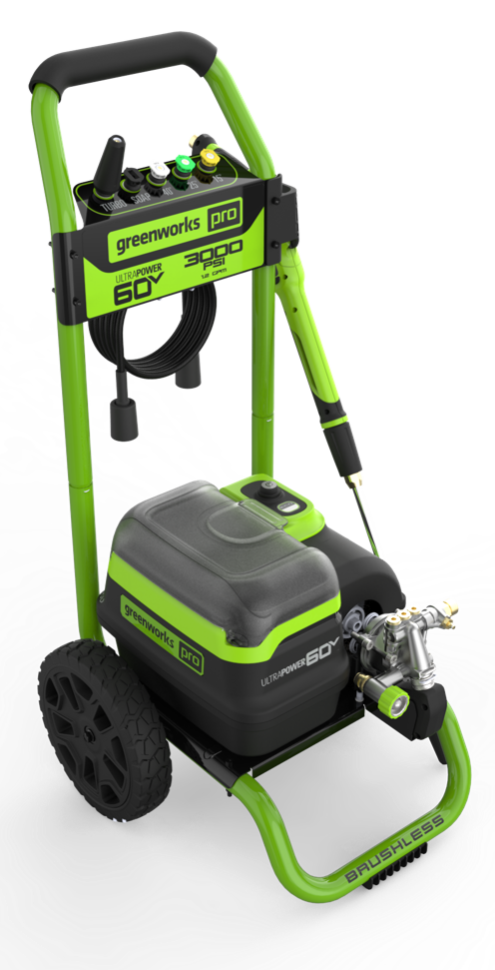 Мойка высокого давления GreenWorks GDPW60DP (5106207) без АКБ и ЗУ