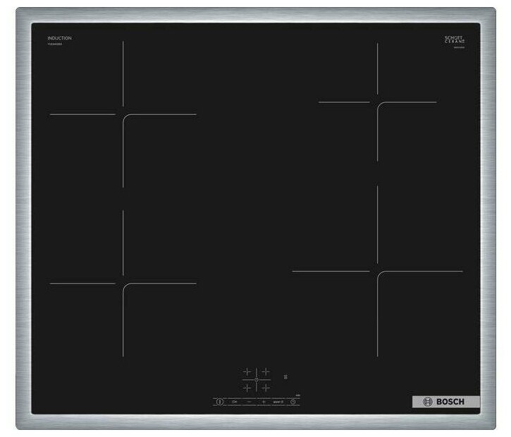 Индукционная варочная поверхность Bosch PUE64KBB5E черный