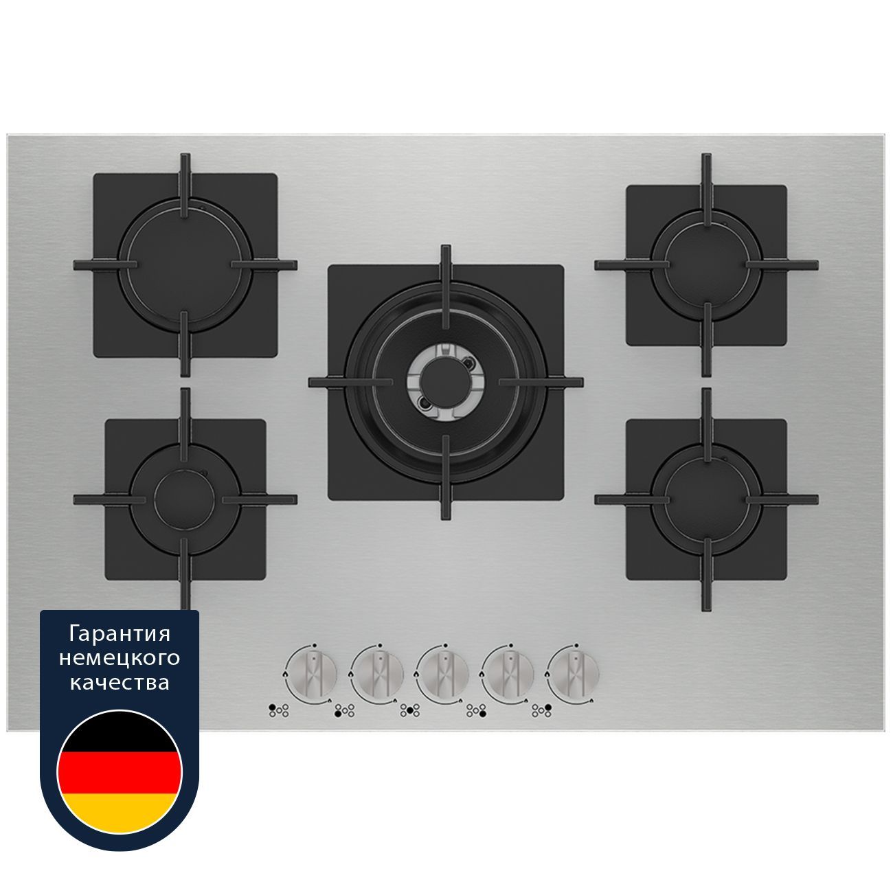 Варочная панель газовая Grundig GIGF7235220X, нержавеющая сталь