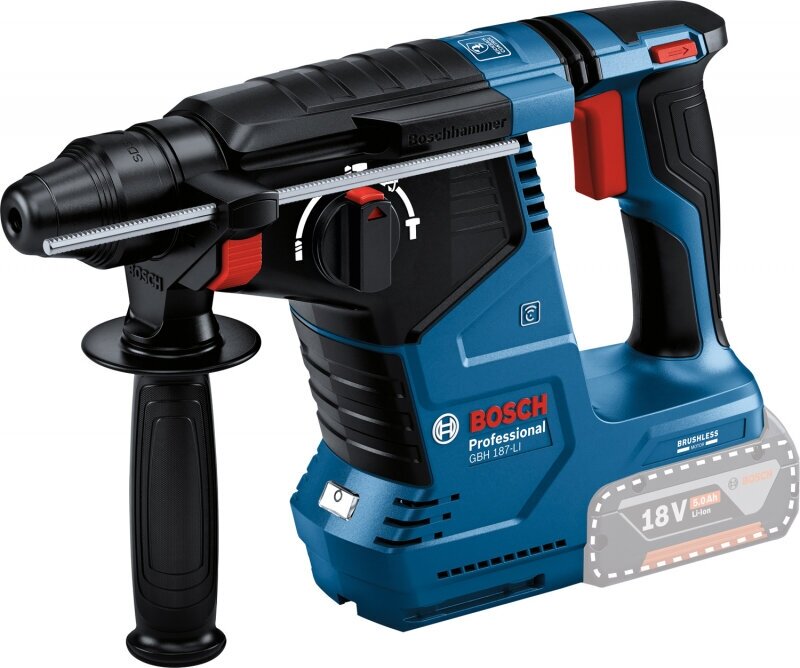 Перфоратор аккумуляторный BOSCH GBH 187-LI (без АКБ и ЗУ)