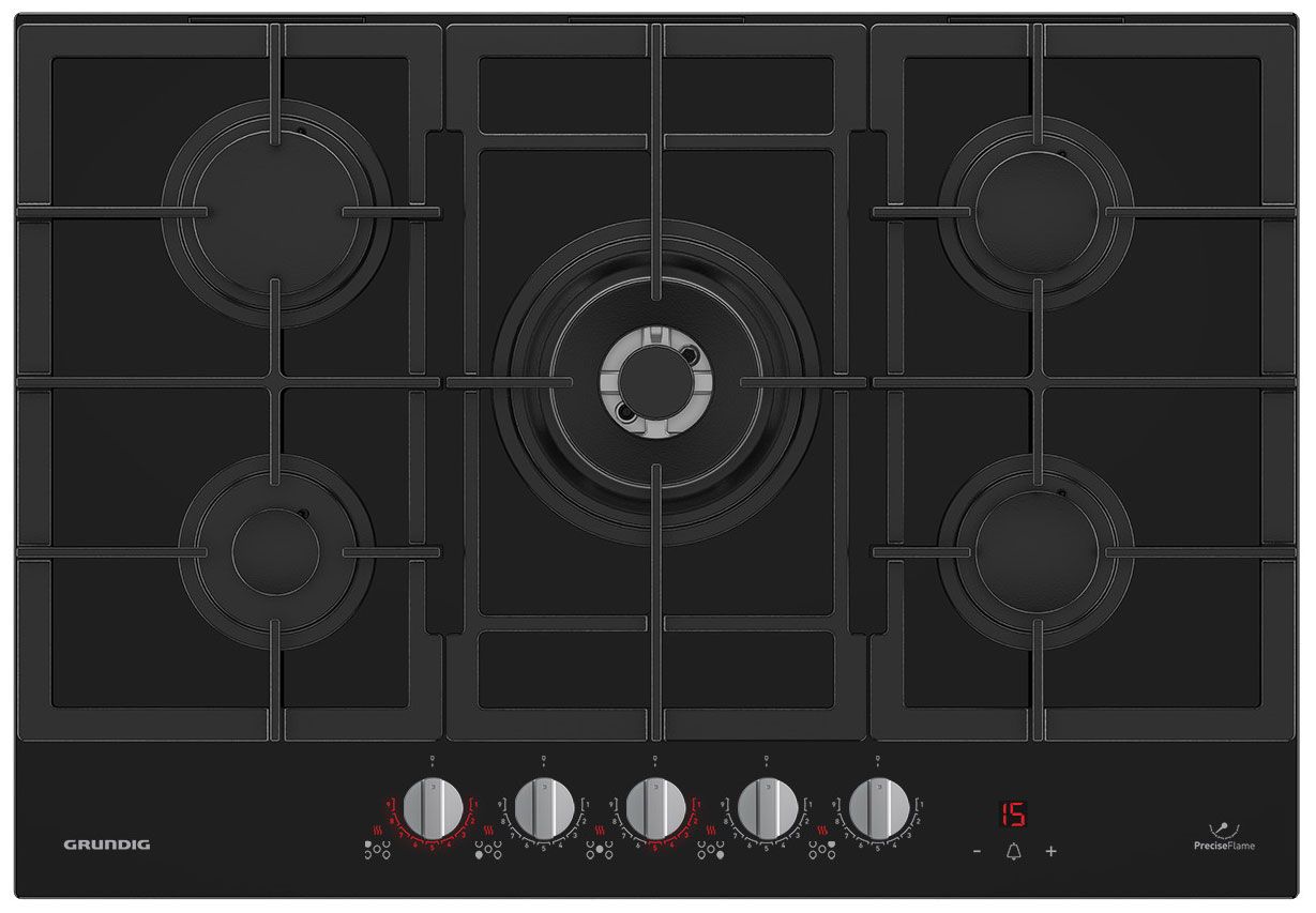 Варочная панель газовая Grundig GIGL7265250T, черный
