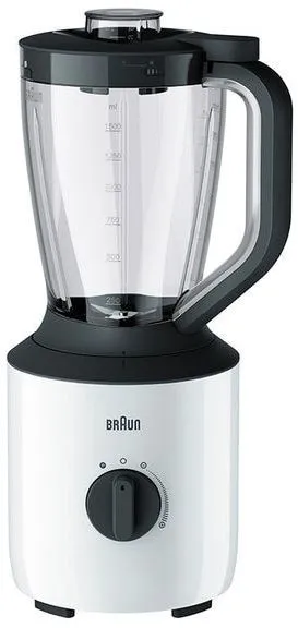 Блендер стационарный Braun JB3100WH белый/черный