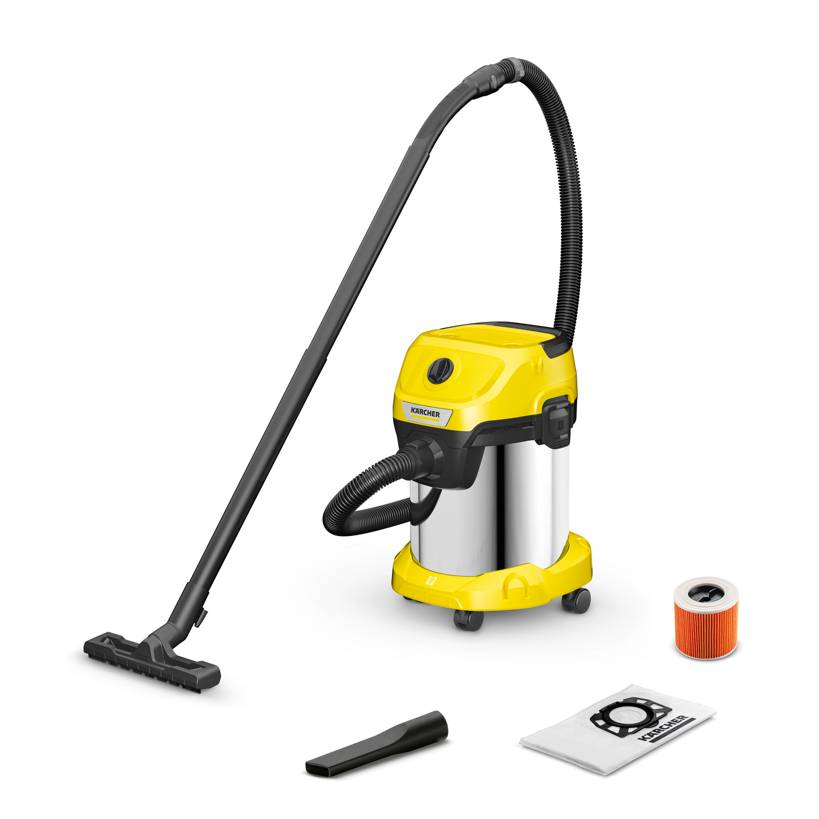 Пылесос строительный KARCHER WD 3 S V-17/4/20 1.628-135.0