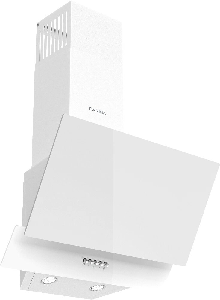 Вытяжка наклонная Darina Slide G502W, белый
