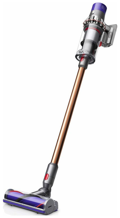 Пылесос вертикальный Dyson Cyclone V10 Absolute (SV12), серебристый/медный