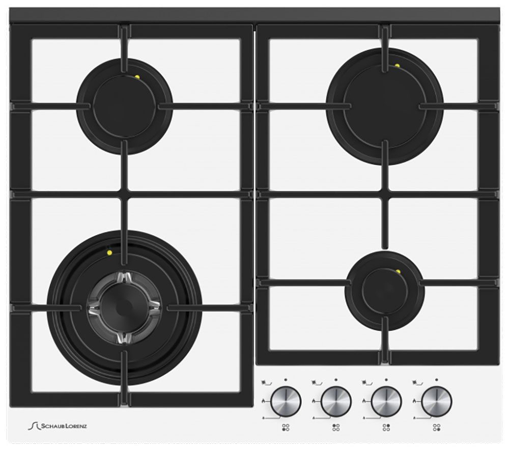 Варочная панель газовая Schaub Lorenz SLK GL6611, белое стекло