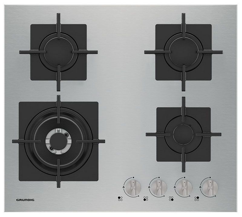 Варочная панель газовая Grundig GIGF6234120X, нержавеющая сталь