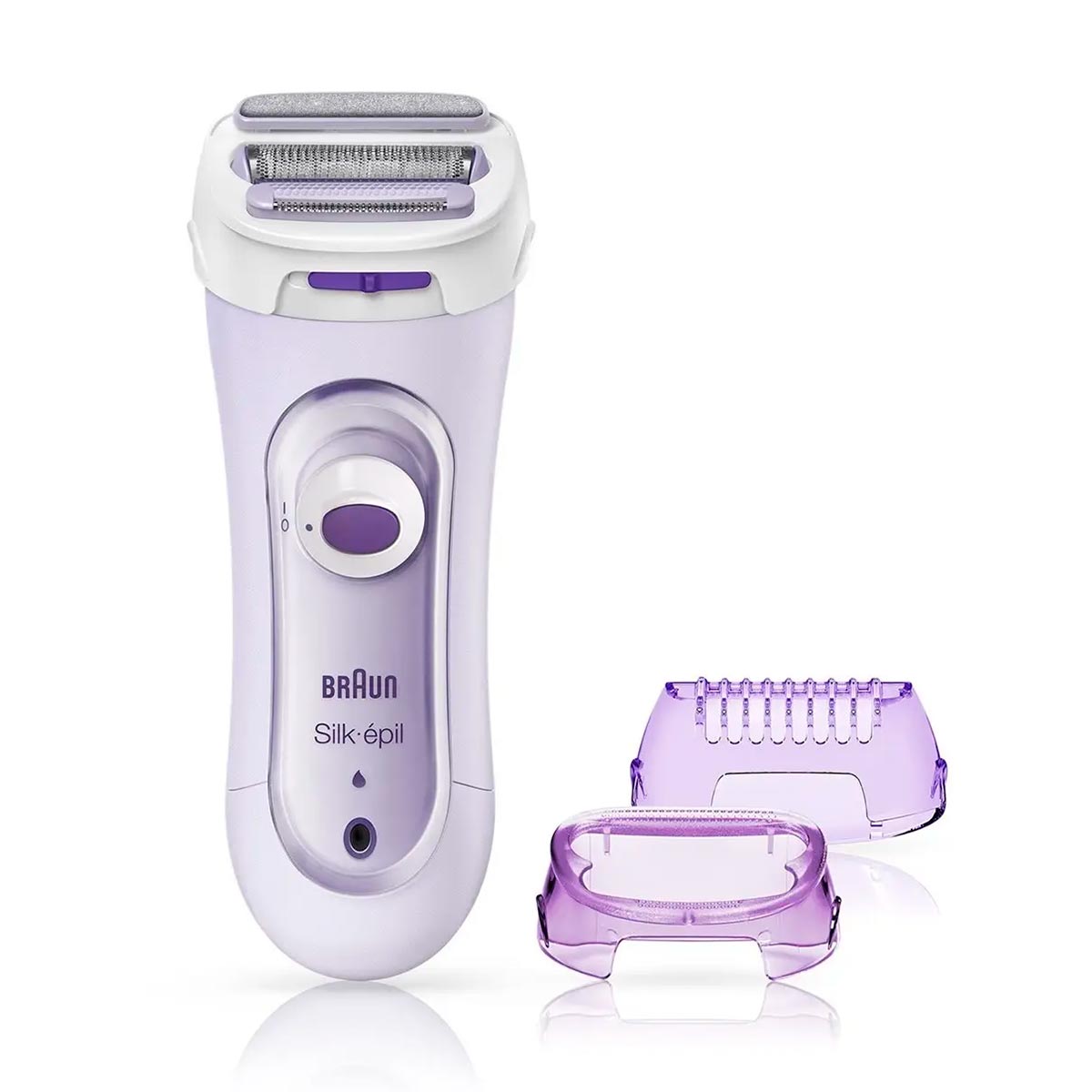 Электробритва Braun Silk-epil Lady Shaver LS5560, белый/фиолетовый