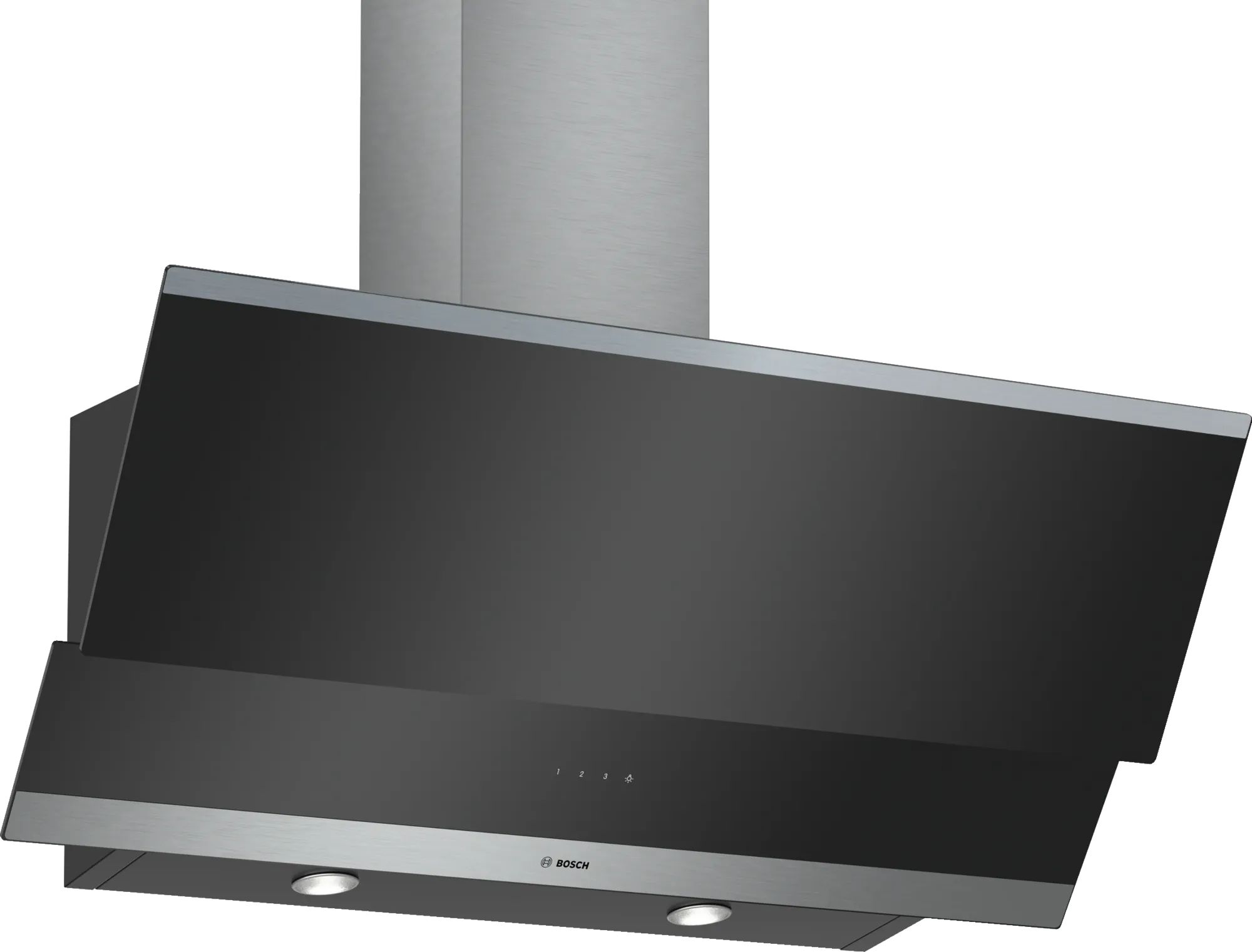 Вытяжка наклонная Bosch DWK095G60T, черный/серебристый
