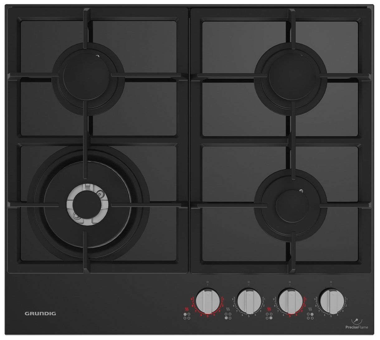 Варочная панель газовая Grundig GIGL6254150, черный