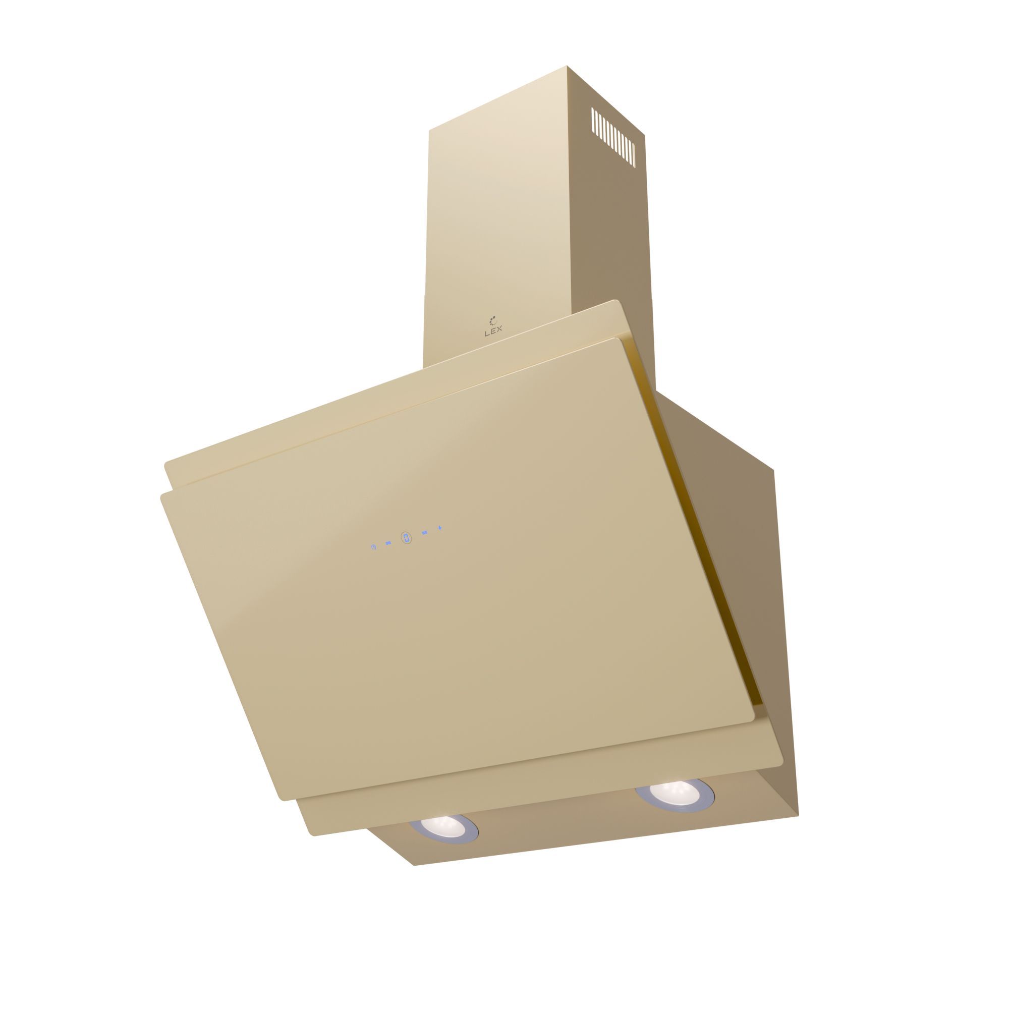 Вытяжка наклонная LEX Furia 600 Ivory (CHTI000408) бежевый