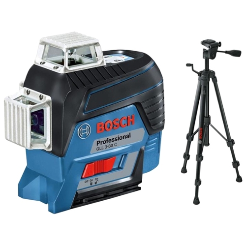 Лазерный уровень Bosch GLL 3-80 C Professional + AA 1 + BT 150 (0601063R01)