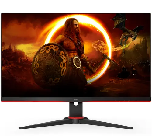 Монитор AOC Q27G2E, черный/красный