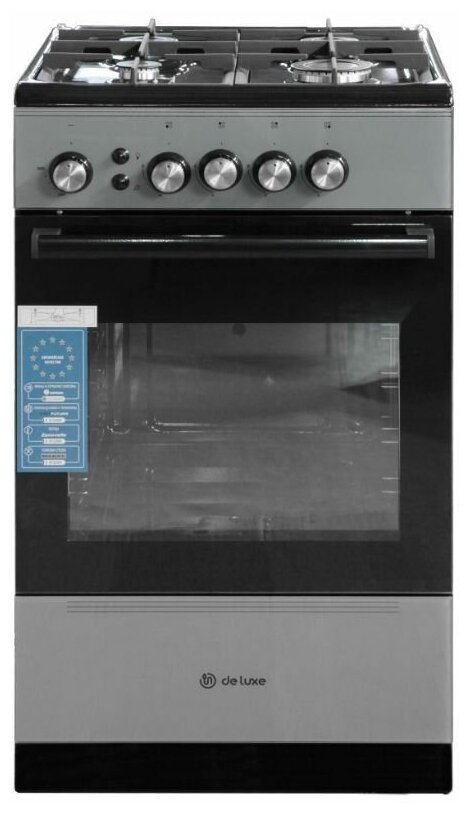 Плита газовая De luxe 506040.24г ЧР-002