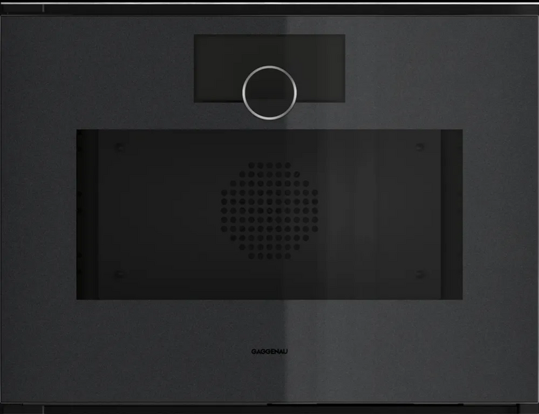 Духовой шкаф электрический с СВЧ Gaggenau GM250100, черный