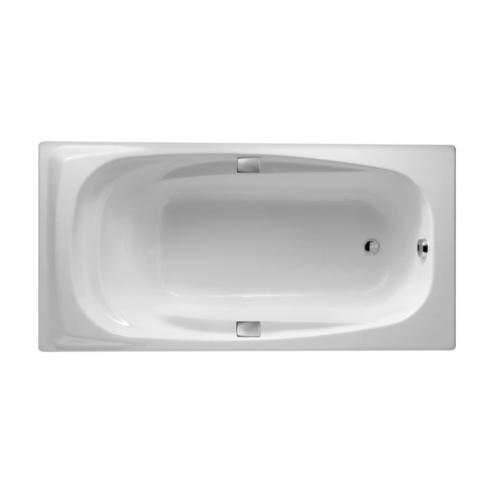 Ванна чугунная Jacob Delafon Super Repos E2902-00 180х90 см (с отверстиями для ручек), белый