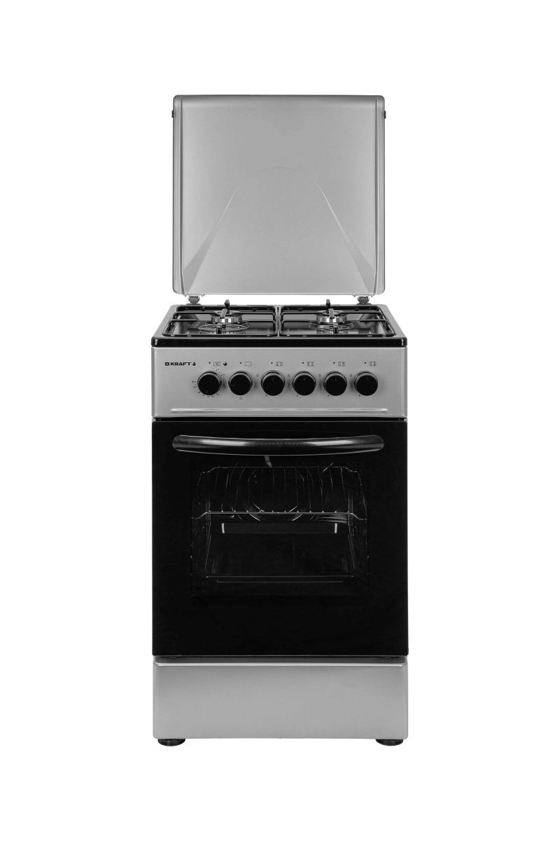 Плита комбинированная KRAFT KF-FSK5302ES, серый