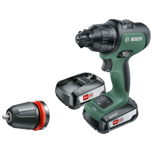 Дрель-шуруповерт BOSCH AdvancedImpact 18 2.5Ач х2 кейс