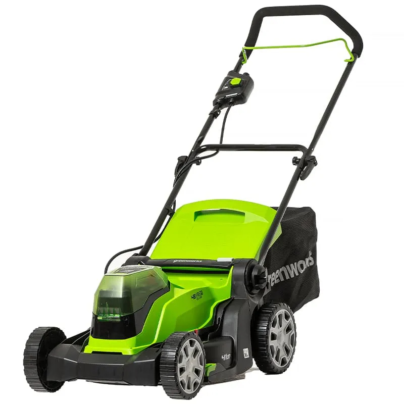 Газонокосилка аккумуляторная GreenWorks G24X2LM41K2x, 2хАКБ 4Ач и ЗУ (2512607UD)