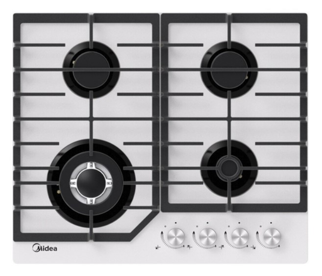 Варочная панель газовая Midea MG645TGW, белый