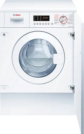 Стирально-сушильная машина встраиваемая Bosch WKD28543EU, белый
