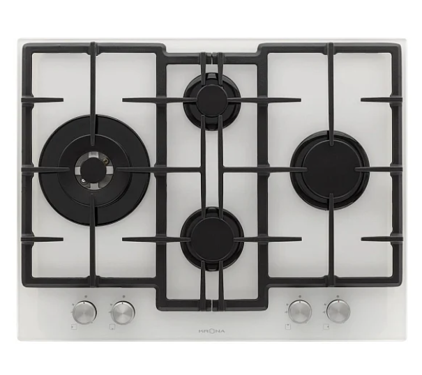 Варочная панель газовая Krona Prisma 67/60 WH, белый