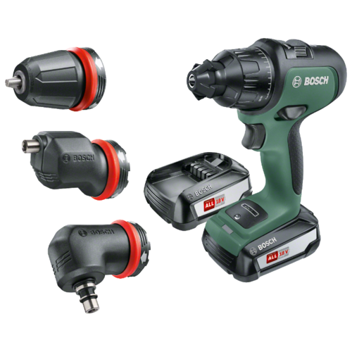 Дрель-шуруповерт BOSCH AdvancedImpact 18 2.5Ач х2 кейс комплект