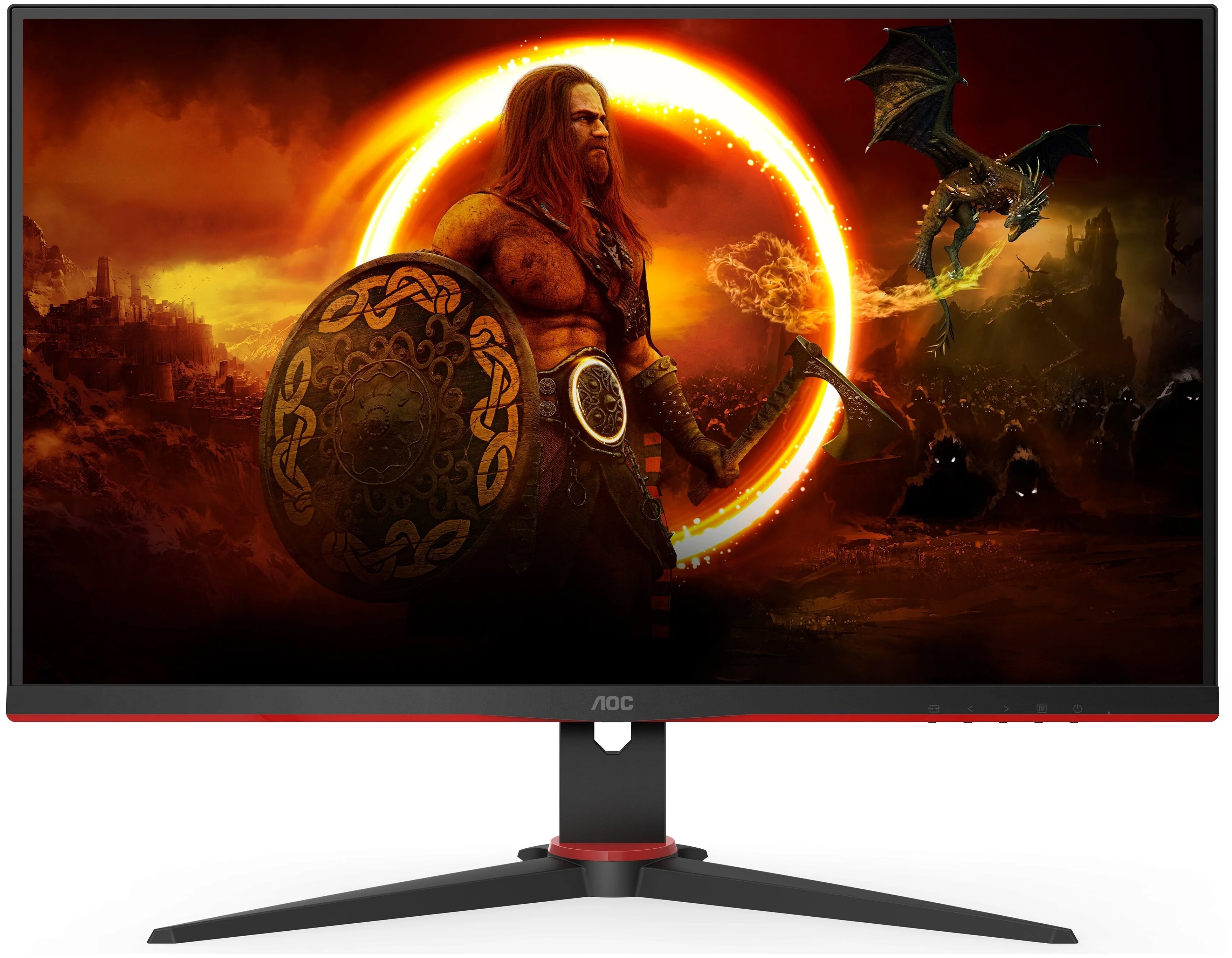 Монитор AOC Gaming 27G2SAE черный/красный