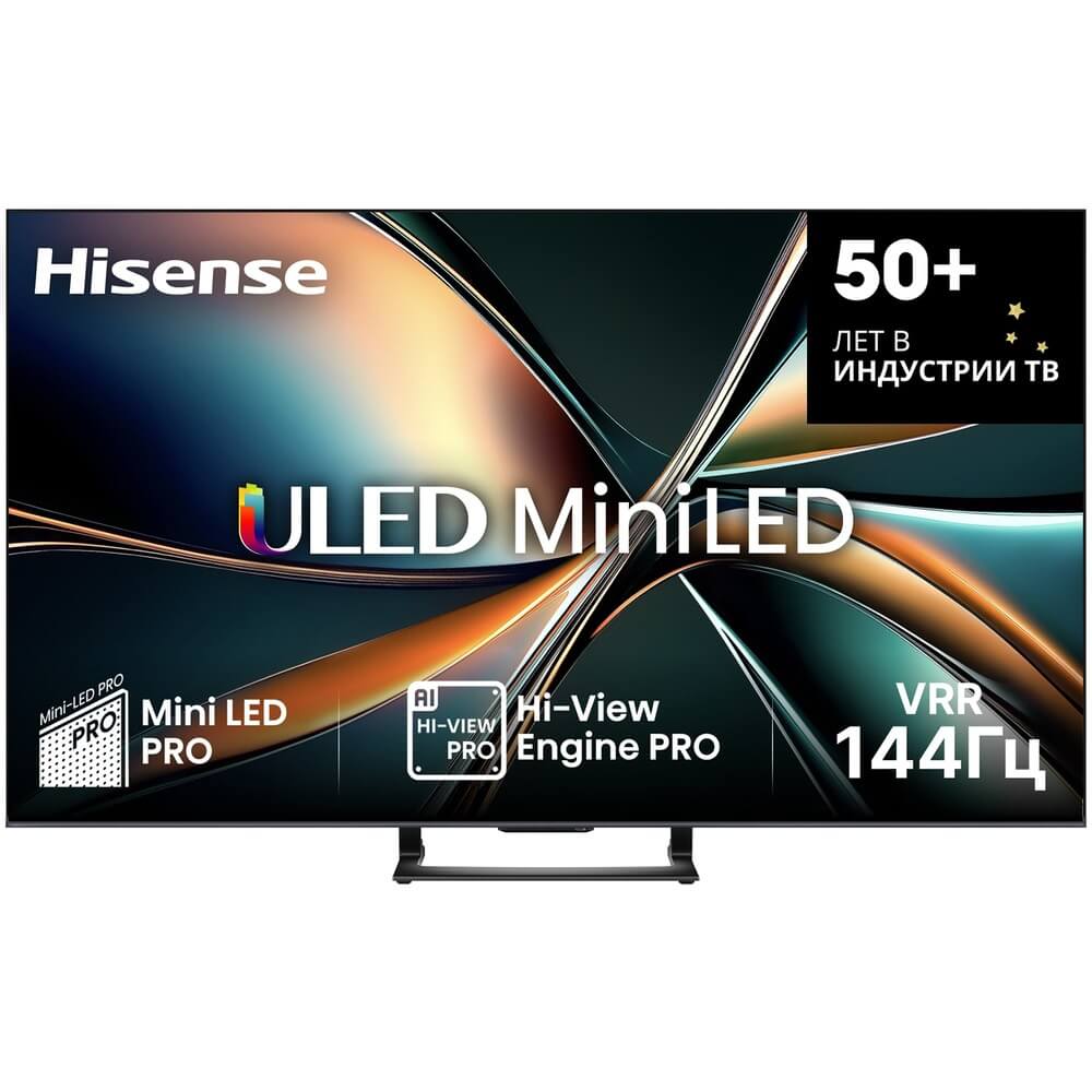 Телевизор Hisense 75U7Q, черный